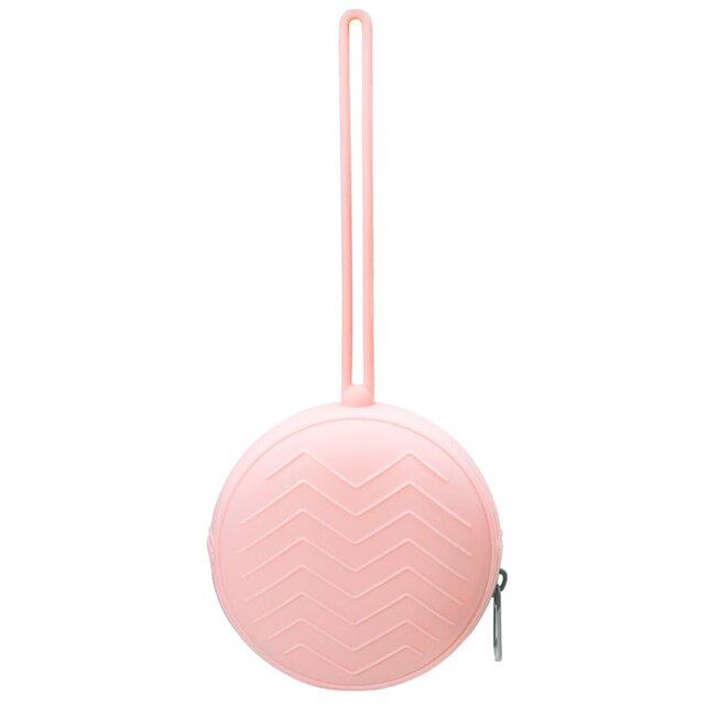 Dutsi - Siliconen Fopspeenhouder met rits - Universeel - Antraciet