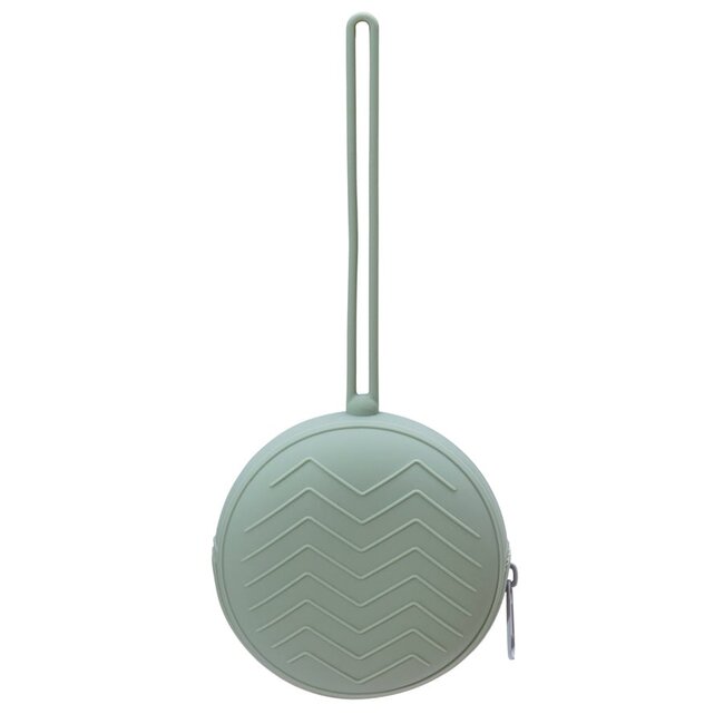 Dutsi - Siliconen Fopspeenhouder - Met rits - Universeel - Zachtroze