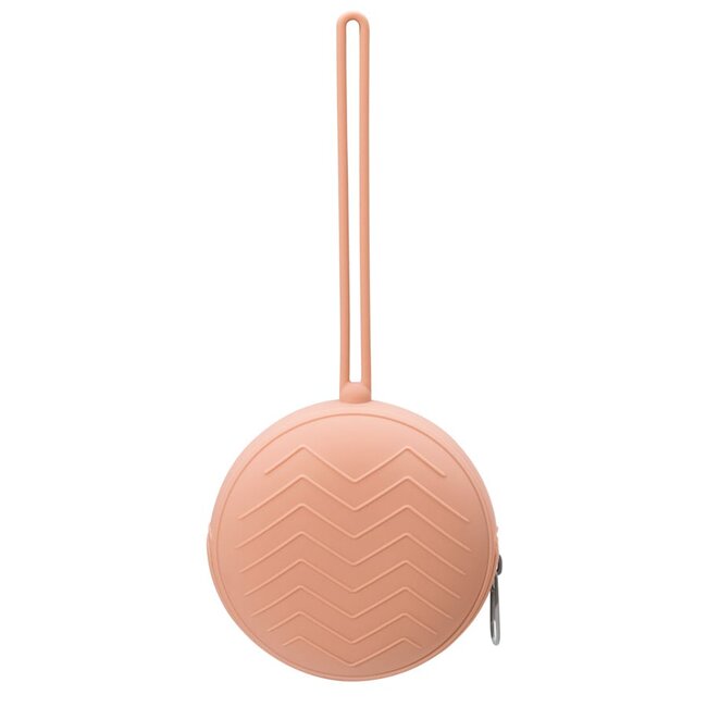 Dutsi - Siliconen Fopspeenhouder - Met rits - Universeel - Zachtroze