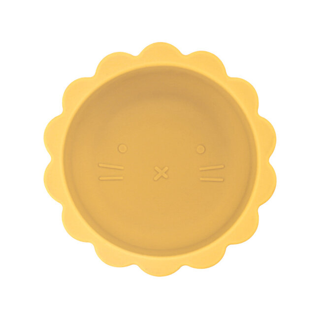 Dutsi - Welpje Serie - Siliconen Babykommetje - Leeuwen Ontwerp - 350ml - Sage