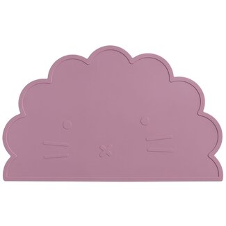 Dutsi Dutsi - Welpje Serie - Siliconen Placemat - Leeuwen Ontwerp - Oudroze