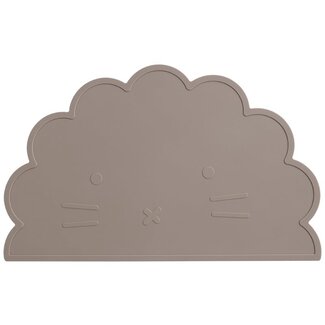 Dutsi Dutsi - Welpje Serie - Siliconen Placemat - Leeuwen Ontwerp - Taupe