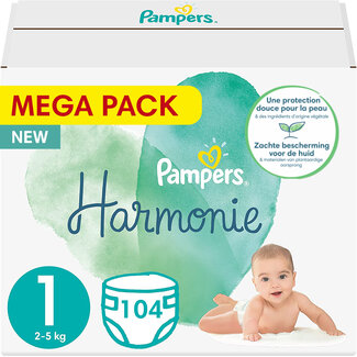 Pampers Pampers - Harmonie - Maat 1 - Mega Pack - 104 stuks - 2/5 KG