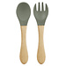 Dutsi Dutsi - Baby Bestekset - Hout & Siliconen - Sage