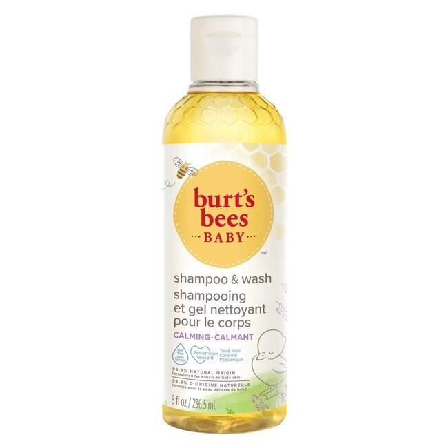 Burt's Bee's Baby Burt's Bees Baby -  Rustgevend - Shampoo & Wash - 100% Natuurlijk - Circa 240 ml