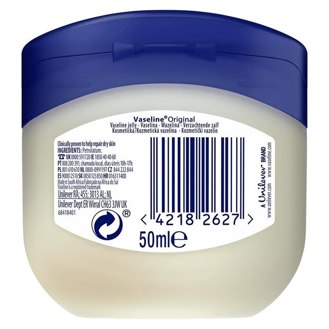 Vaseline - Origineel - 50 ML - Beschermend - Jelly