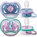 Philips Avent Philips Avent Ultra Air Fopspeen - 6 tot 18 Maanden - 2 Speentjes - Blauw/Roze Vis/Zeepaard