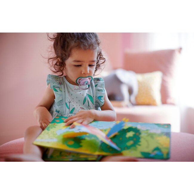 Philips Avent Ultra Air Fopspeen - 6 tot 18 Maanden - 2 Speentjes - Blauw/Roze Vis/Zeepaard