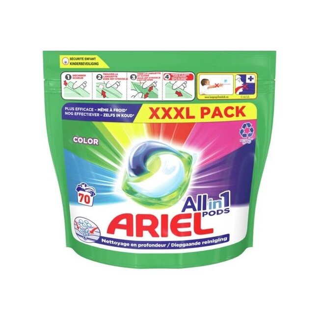 Ariel Ariel - All-in-1 Pods - Color - 70 stuks