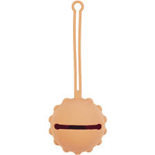 Nattou  Fopspeenhouder - Siliconen - Caramel
