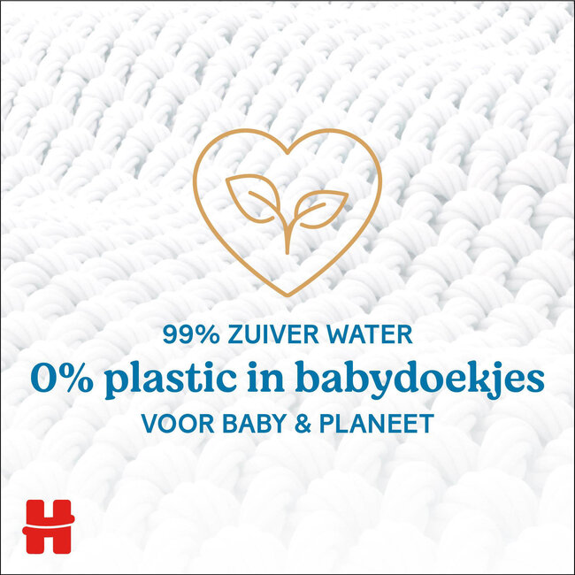 Huggies - Natural - 0% Plastic - Billendoekjes - 1152 babydoekjes - 24 x 48