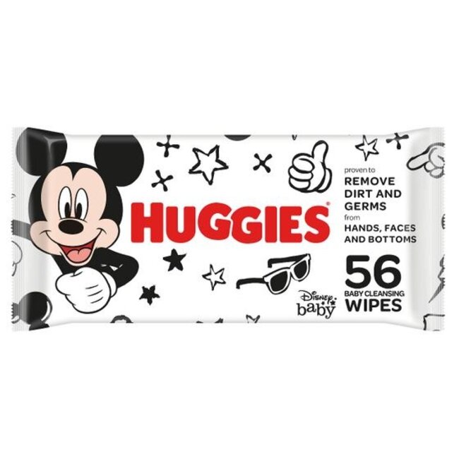 Huggies - Billendoekjes - All Over Clean - Mickey Mouse - 10 x 56 - 560 stuks