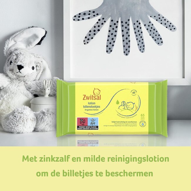 Zwitsal - Billendoekjes Lotion - Alcoholvrij - 1560 Babydoekjes - 24 x 65 - Voordeelbox