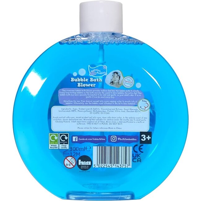 Bathtime Buddies - Badzeep / Bellenblaas in één - Meloen & Wilde Appel - 3+ Jaar