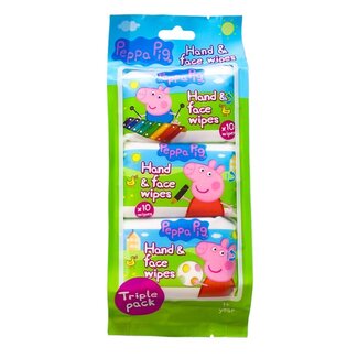 Peppa Pig Peppa Pig - Hand- en Gezichtsdoekjes voor Kinderen - 3 Pack