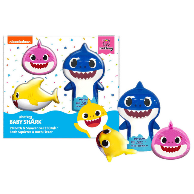 Nickelodeon - Pinkfong Baby Shark - Badset van 3 - 3+ Jaar