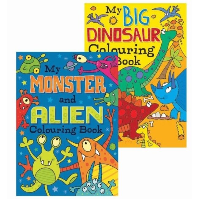 Squiggle - Monster / Dinosaurus - Kleurboek - Willekeurig - 3+ Jaar
