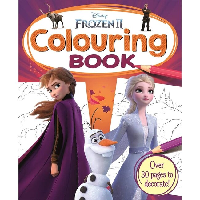 Disney Frozen 2 - Kleurboek - Meer dan 30 Pagina's - 3+ Jaar