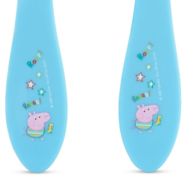 Peppa Pig - Vork en Lepel - Bestekset - 6+ Maanden