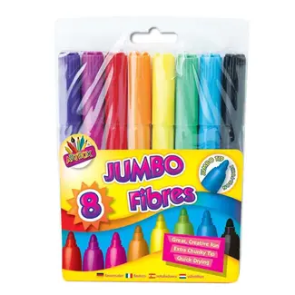 Artbox ArtBox - Jumbo Viltstiften Set - 8 Stiften - 3+ Jaar