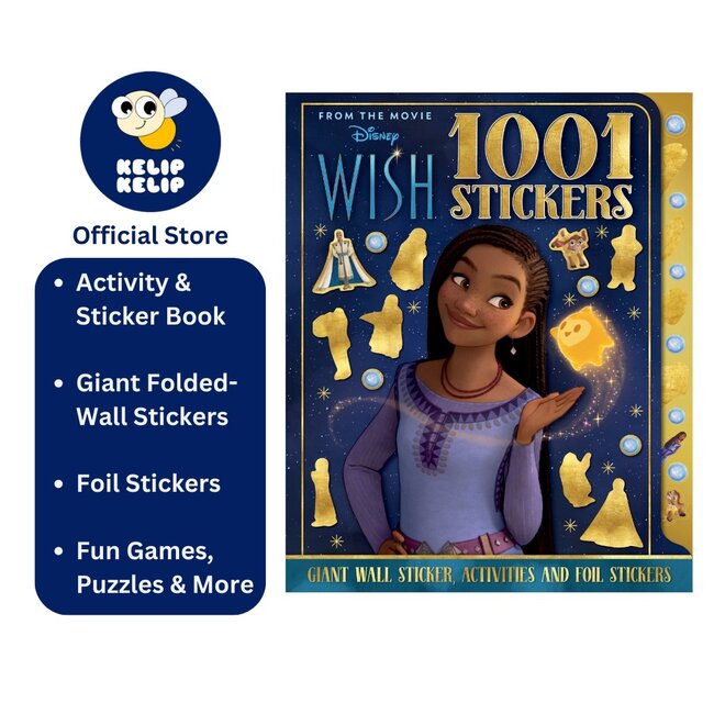 Disney - 1001 Stickers - Spelletjes - Kleurplaten & Meer - 3+ Jaar