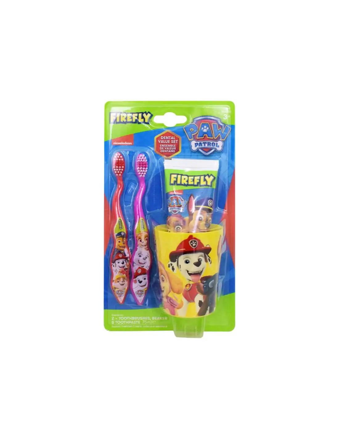 Paw Patrol Nickelodeon - Firefly -  - Tandenpoets Set