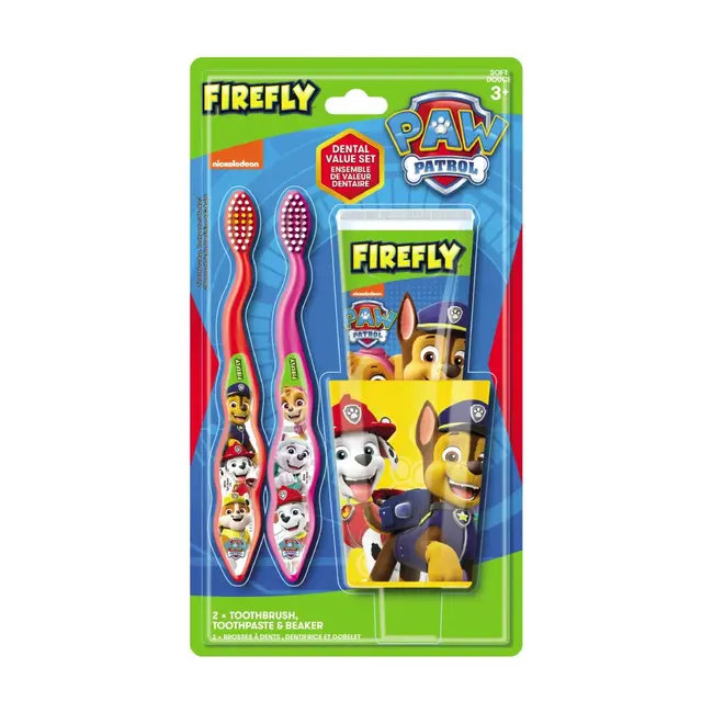 Nickelodeon - Firefly - Paw Patrol - Tandenpoets Set