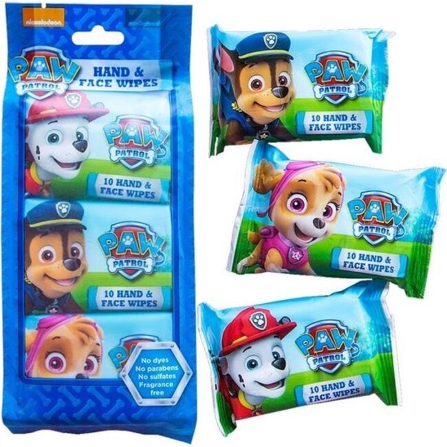 Nickelodeon - Paw Patrol - Hand en Gezicht Doekjes