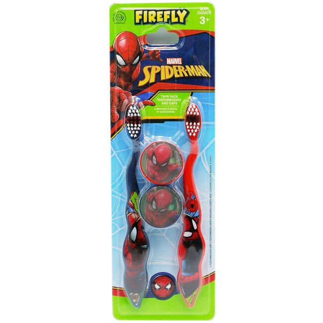FireFly - Marvel - Spiderman - Tandenborstels - Reiskapjes