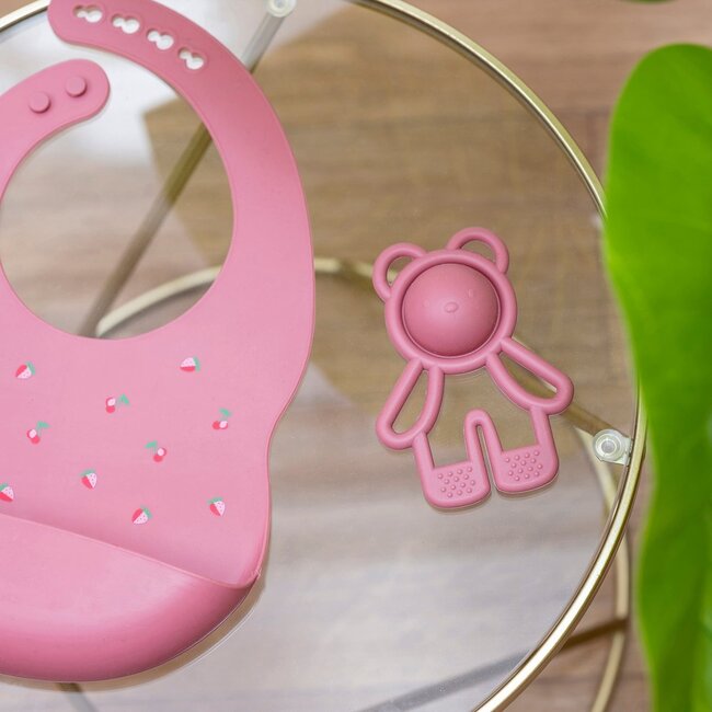 Nattou - Bijtring - Pop-it - Framboos - 0+ Maanden