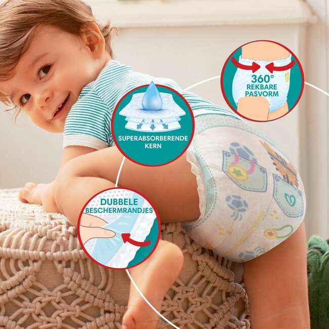 Pampers - Baby Dry Pants - Maat 8 - Mega Pack - 78 luierbroekjes