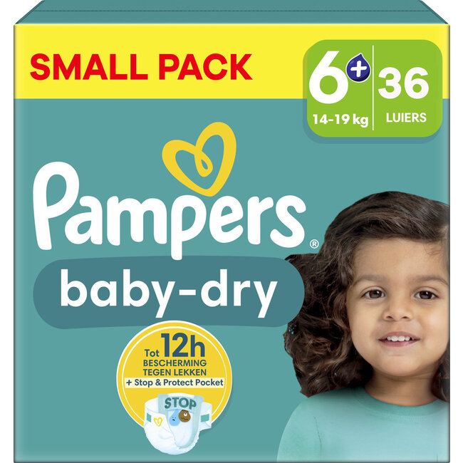 Pampers Pampers - Baby Dry - Maat 6+ - Small Pack - 36 luiers