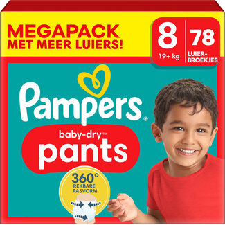 Pampers Pampers - Baby Dry Pants - Maat 8 - Mega Pack - 78 luierbroekjes
