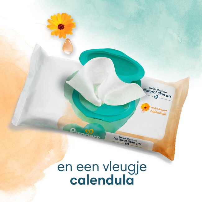 Pampers - Harmonie Protect & Care - Calendula - Billendoekjes - 44 doekjes - 1 x 44