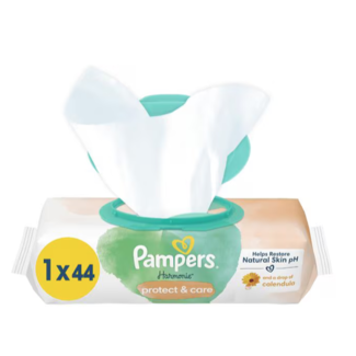 Pampers Pampers - Harmonie Protect & Care - Calendula - Billendoekjes - 44 doekjes - 1 x 44