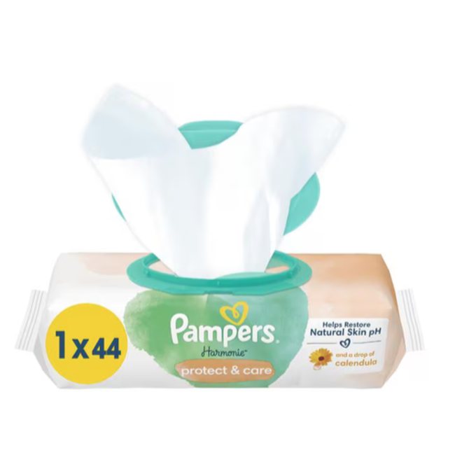 Pampers - Harmonie Protect & Care - Calendula - Billendoekjes - 132 doekjes - 3 x 44