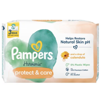 Pampers Pampers - Harmonie Protect & Care - Calendula - Billendoekjes - 132 doekjes - 3 x 44