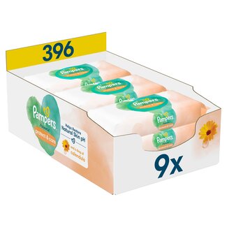 Pampers Pampers - Harmonie Protect & Care - Calendula - Billendoekjes - 396 doekjes - 9 x 44