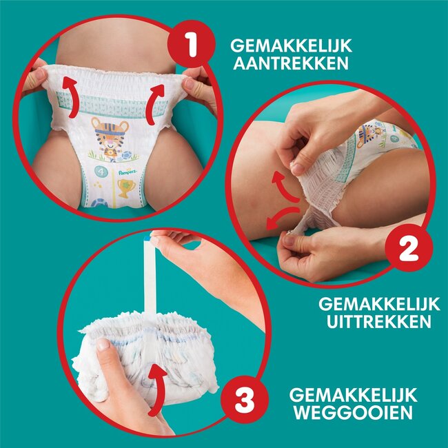 Pampers - Baby Dry Pants - Maat 3 - Big Pack - 64 luierbroekjes