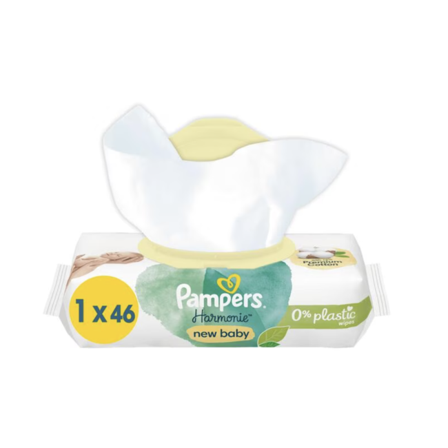 Pampers Pampers - Harmonie New Baby - Billendoekjes - 46 doekjes - 1 x 46