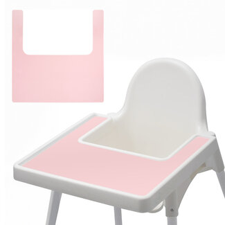 Dutsi Dutsi Placemat voor IKEA Kinderstoel - Zachtroze - Hygiënisch en Duurzaam