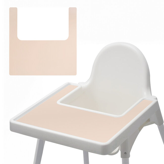 Dutsi Placemat voor IKEA Kinderstoel - Zandbeige - Hygiënisch en Duurzaam