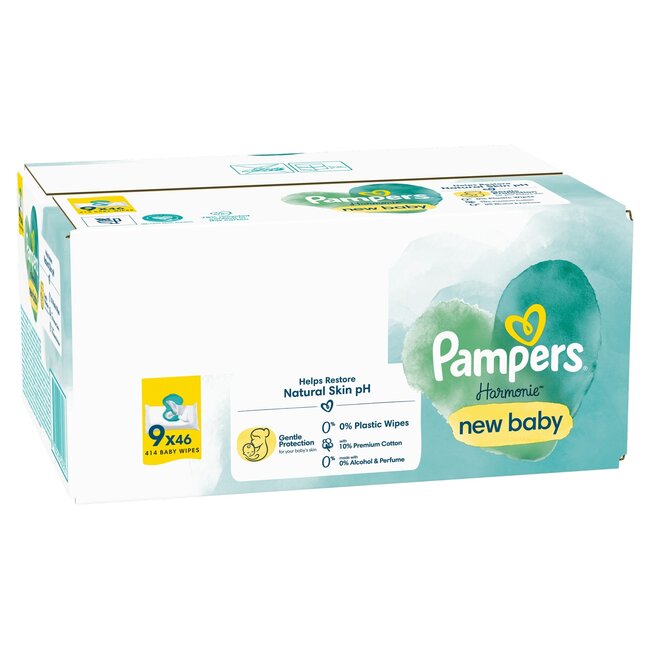 Pampers - Harmonie New Baby - Billendoekjes - 1656 doekjes - 36 x 46
