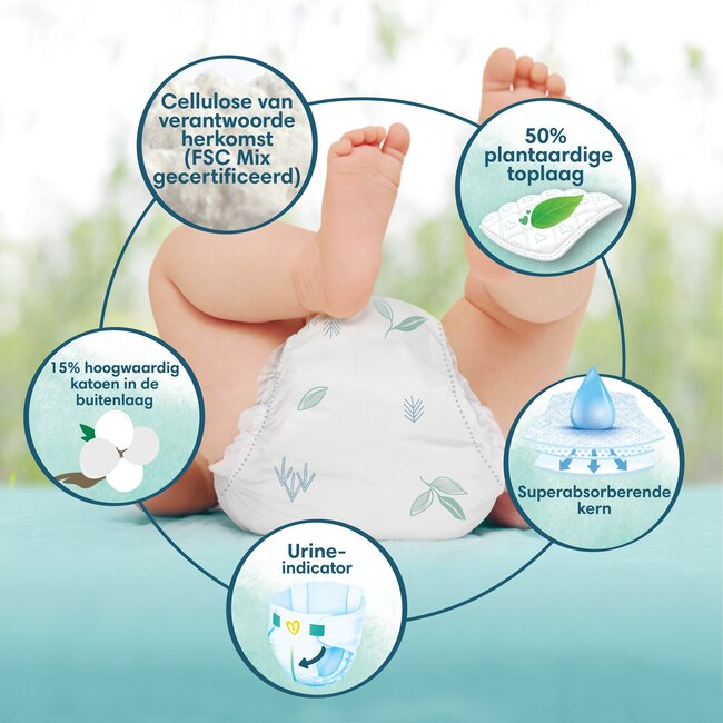 Pampers - Harmonie - Maat 3 - Mega Pack - 87 stuks - 6/10 KG