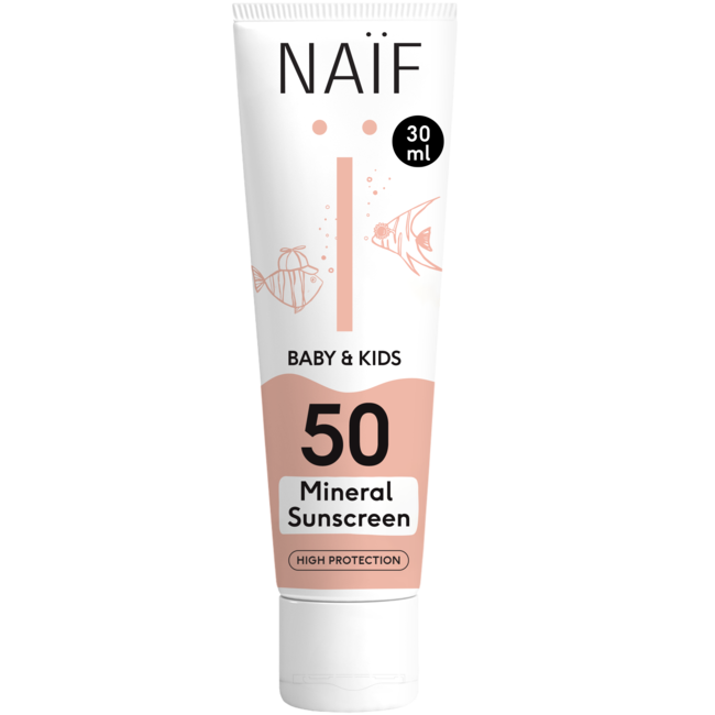 NAÏF Care B.V. Naïf - Baby&Kids - Minerale Zonnebrand - SPF50 - 30ML