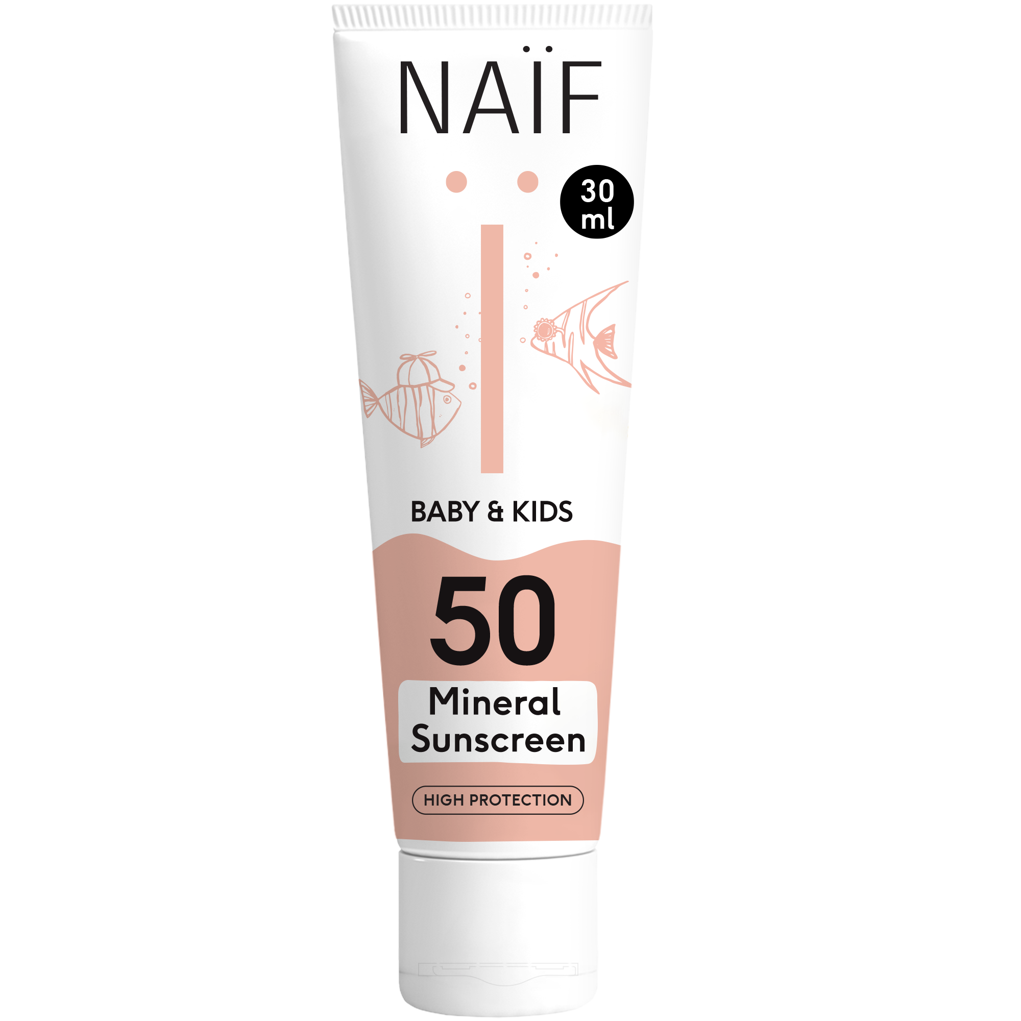 NAÏF Care B.V. Naïf - Baby&amp;Kids - Minerale Zonnebrand - SPF50 - 30ML