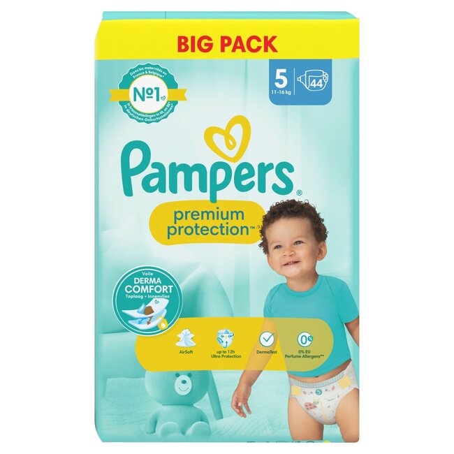 Pampers - Premium Protection - Maat 5 - Maandbox - 132 luiers - 11/16 KG