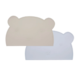 Dutsi Dutsi - 2-Pack Siliconen Placemat Baby Beertje - Beige & Grijsblauw