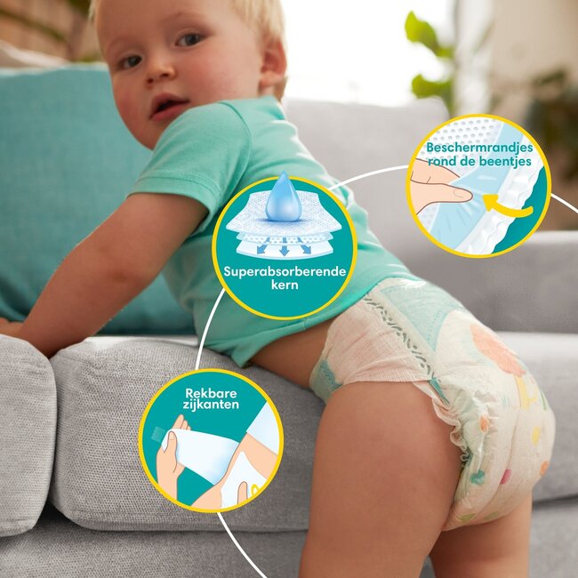 Pampers - Baby Dry - Maat 8 - Maandbox - 108 luiers - 17+ KG