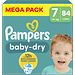 Pampers Pampers - Baby Dry - Maat 7 - Mega Pack - 84 stuks - 15+ KG